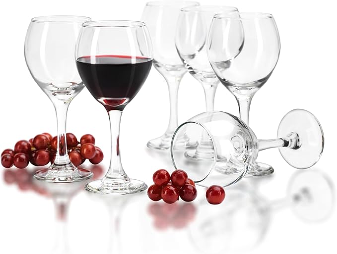 Libbey | Wine Glass | Teardrop | 3957 | Set of 12 Pieces | 318 ml | Transparent