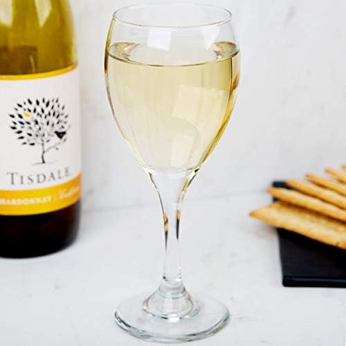 Libbey | White Wine Glass | Teardrop | 3965 | Set of 12 Pieces | 251 ml |Transparent