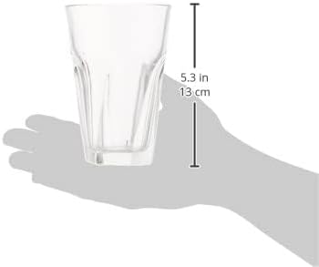 Libbey | Gibraltar Twist Beverage Glass | 354 ml | 15747 | Set of 12 pieces | Translucent