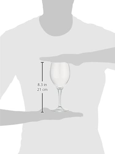 Schott Zwiesel Tritan Crystal Glass Mondial Stemware Collection Burgundy/All Purpose Red Wine Glass, 10.9-Ounce, Set of 6