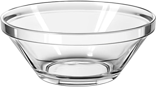 Libbey | Stacking Glass | Round Dessert Plate | 15855 | Set of 36 Pieces | 621 ml |Transparent